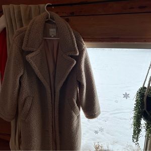 Gentle Fawn Sherpa coat